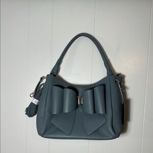 Elegant  Handbag with Bow Accent NWT